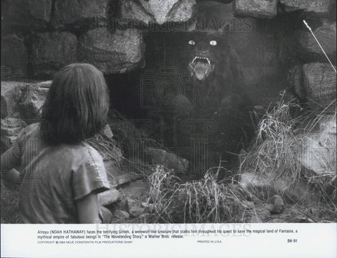 1984 Press Photo Noah Hathaway stars in "The Neverending Story" - Historic Images