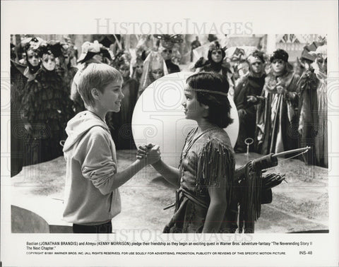 1991 Press Photo Jonathan Brandis "Neverending Story II: The Next Chapter" Movie - Historic Images