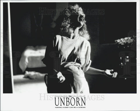 Press Photo "The Unborn: Having a Baby Can Be A Scream" - Historic Images