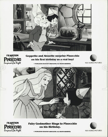 1940 Press Photo Disney's "Pinocchio" - Historic Images