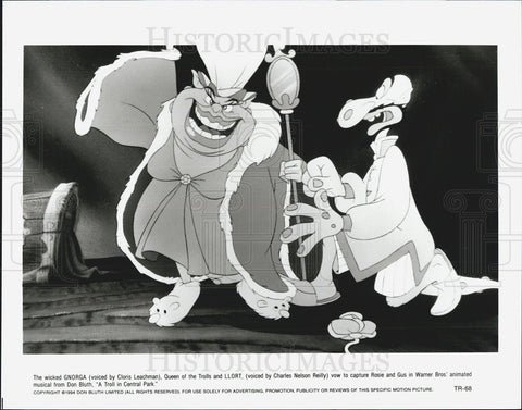 1994 Press Photo Animated film "A Troll in Central Park" - Historic Images