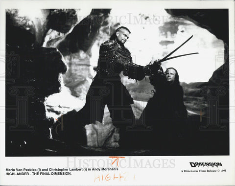 1995 Press Photo "Highlander-The Final Dimension" - Historic Images
