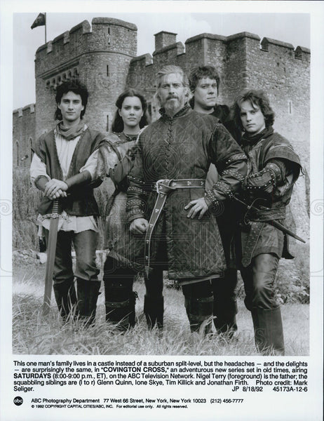 1992 Press Photo Cast Of Covington Cross - Historic Images