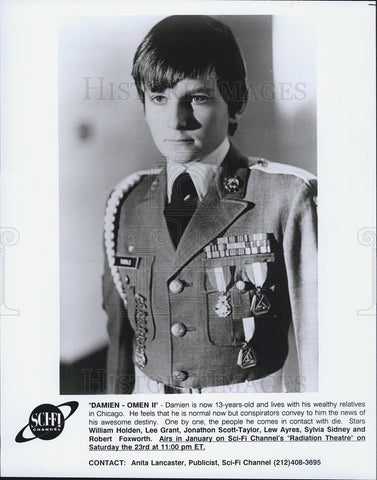 Press Photo Jonathon Scott Taylor DAMIEN OMEN II - Historic Images