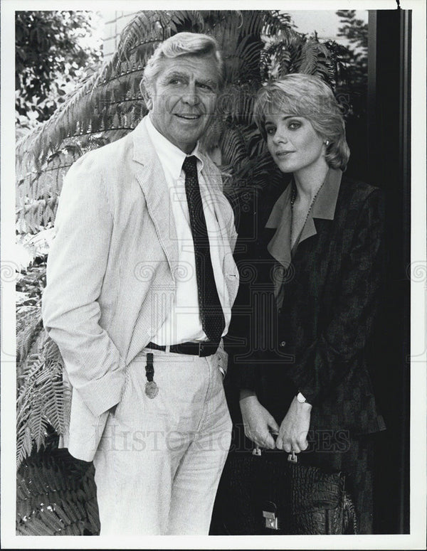 Andy Griffith &Lori Lethin on Matlock 1986 vintage promo photo print ...
