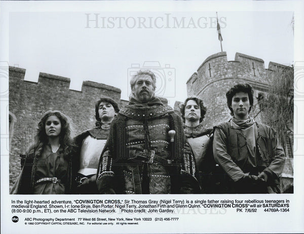 1992 Press Photo Nigel Terry in "Covington Cross" - Historic Images