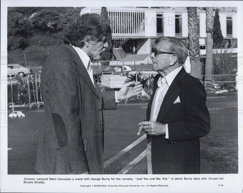 Press Photo George Burns and Brooke Shields in Just You And Me, Kid - Historic Images