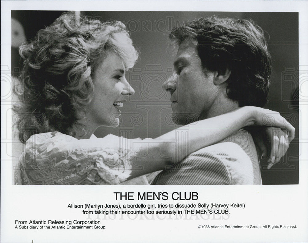 The Men's Club Marilyn Jones, Harvey Keitel 1986 vintage promo photo print  - Historic Images