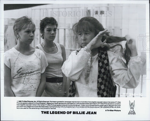 1985 Press Photo Actress Martha Gehman in The Legend of Billie Jean - Historic Images