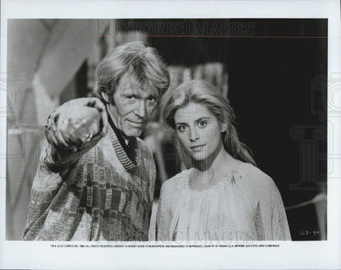 1984 Press Photo Faye Dunaway in "Supergirl" - Historic Images