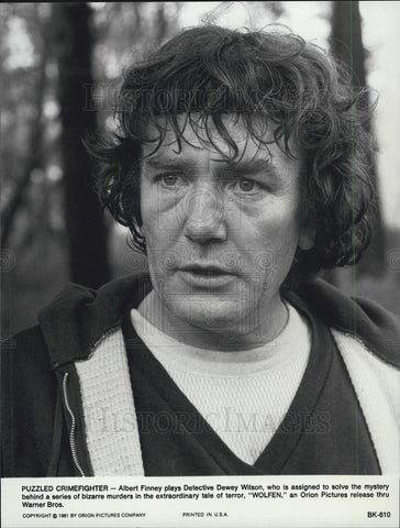 1981 Press Photo Albert Finney in "Wolfen" - Historic Images