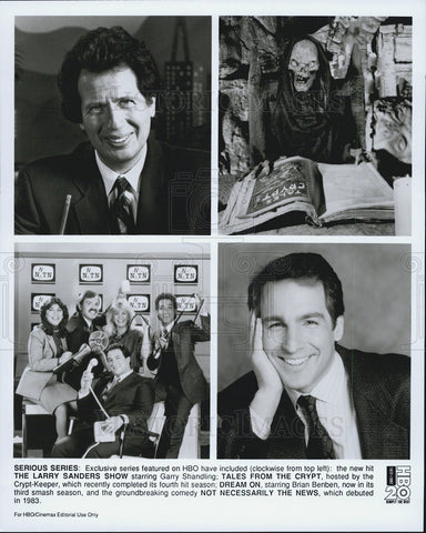 1983 Press Photo "The Larry Sanders Show" "Tales From the Crypt" "Dream On" - Historic Images