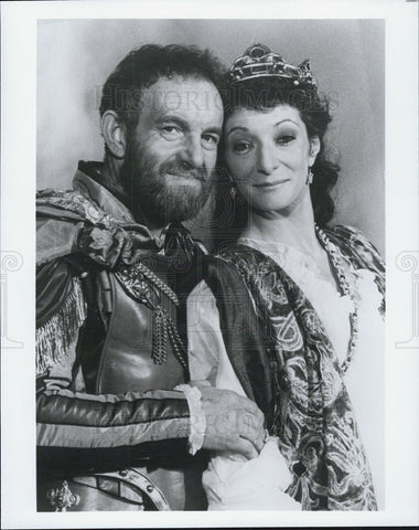 1981 Press Photo Colin Blakely and Jane Lapotaire star in "Antony and Cleopatra"