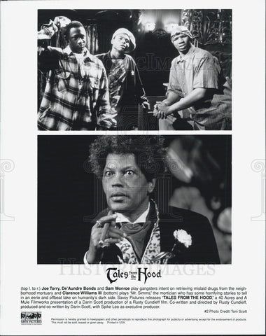 Press Photo Joe Torry, De'Aundre Bonds, Sam Monroe, Clarence Williams III - Historic Images