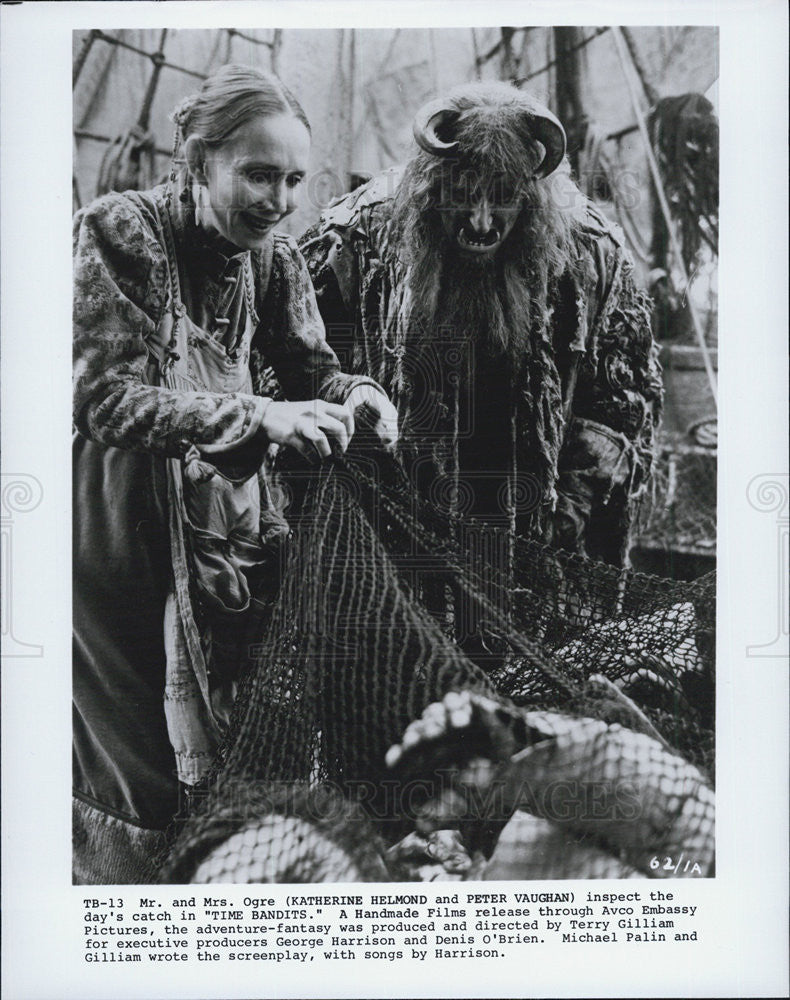 Actors Katherine Helmond And Peter Vaughan In Time Bandits 1981 vintage ...