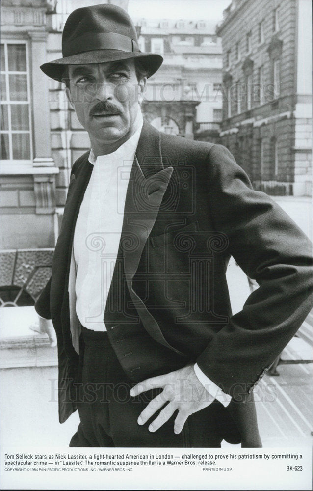 Tom Selleck in Lassiter 1984 vintage promo photo print - Historic Images