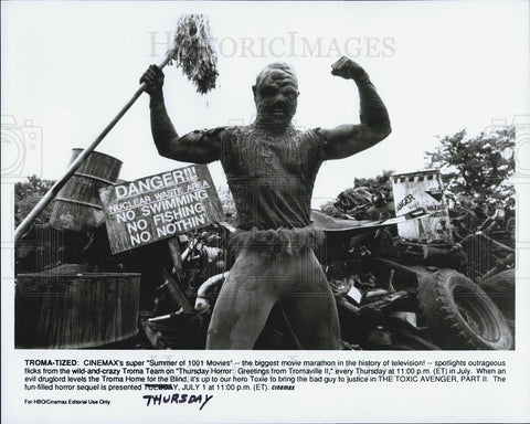 1989 Press Photo The Toxic Avenger Part II - Historic Images