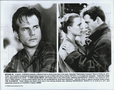 Press Photo of Bill Paxton, Robin Wright and Aidan Quinn - Historic Images