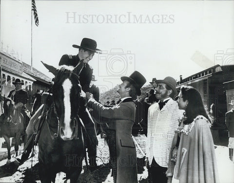 1968 Press Photo David Niven & Robert Newton in "Around the World in 80 Days" - Historic Images