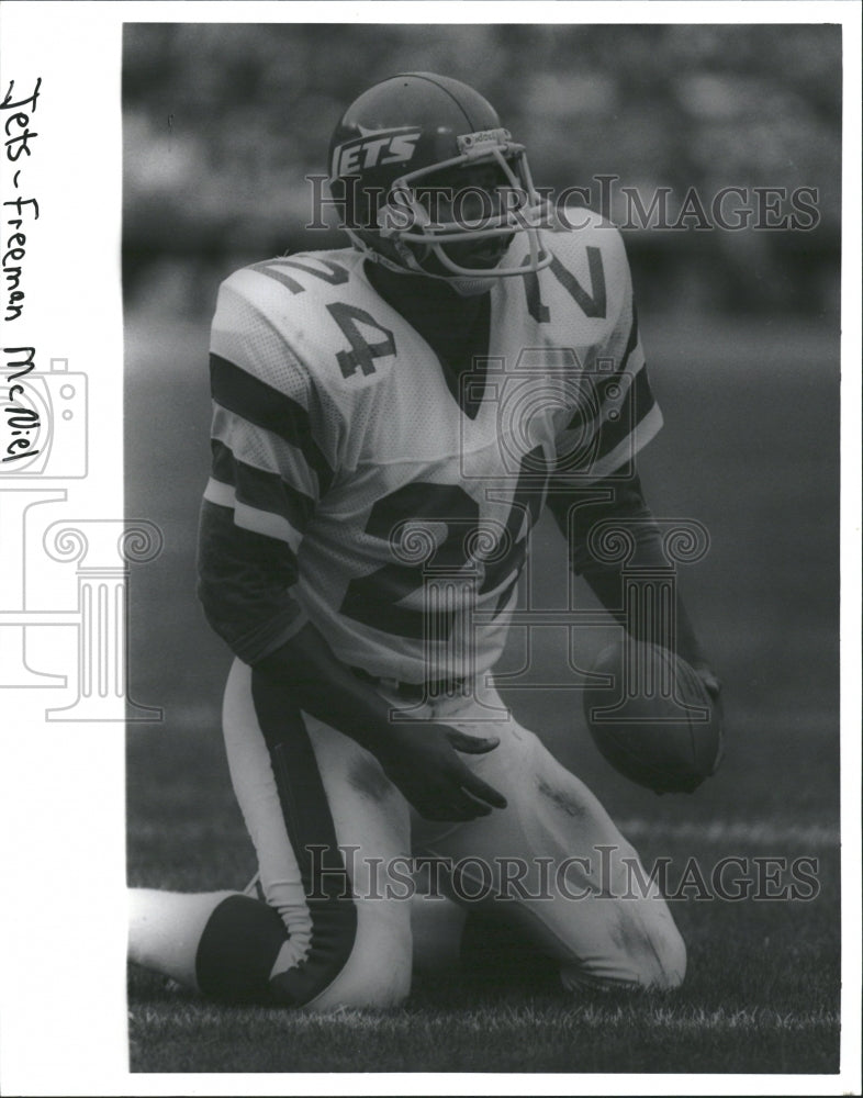 Former New York Jets' player Freeman McNeil during halftime of an NFL  football game Monday, Oct. 17, 2011 in East Rutherford, N.J. (AP Photo/Bill  Kostroun Stock Photo - Alamy