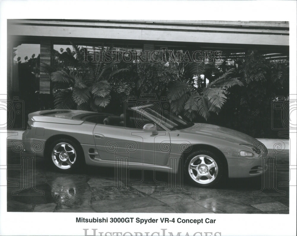 1994 Press Photo Mitsubishi 3000GT Spyder VR4 Car