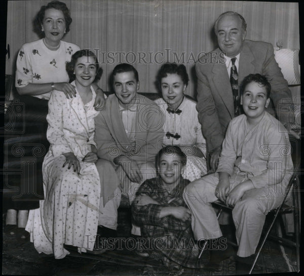 1953 Blanche Parent Wise Family Detroit - Historic Images