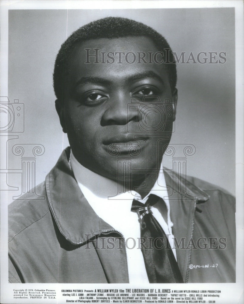 1970 Yaphet Kotto African-American Actor Liberation L.B. Jones ...