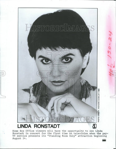 1980 Press Photo Singer Linda Ronstadt - Historic Images