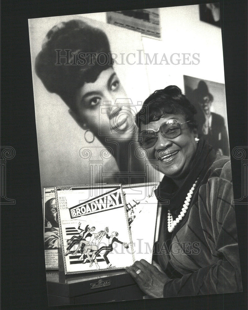 1987 Press Photo AMAS Eubie Blake Children Rosetta LeNoire New York Ma ...