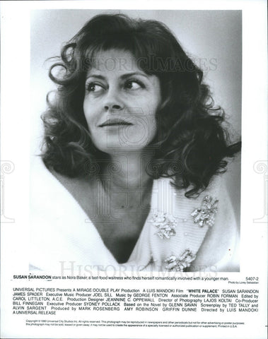 1990 Press Photo Susan Sarandon/American Actress/Academy Award - Historic Images