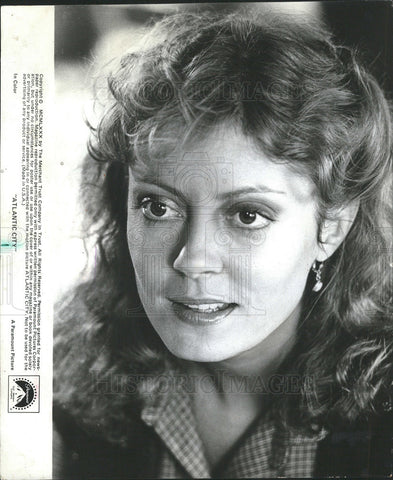 1981 Press Photo Susan Sarandon/American Actress/Atlantic City/Academy Award - Historic Images