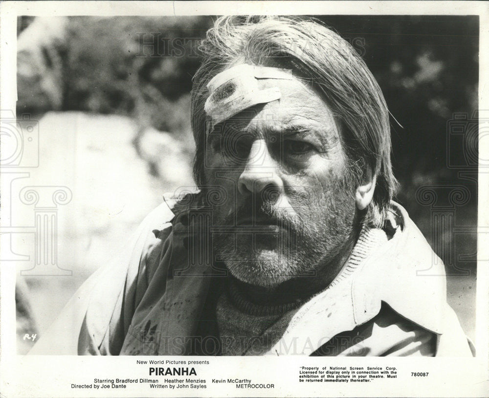 1978 Press Photo Kevin Mccarthy Actor Piranha Film Movie Historic Images