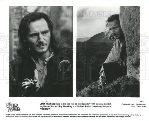 1995 Press Photo Liam John Neeson Robert Roy MacGregor Rob Roy - Historic Images