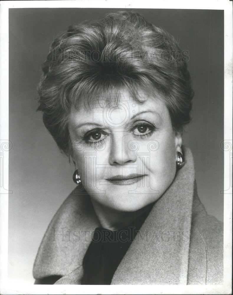 1995 press photo angela lansbury murder she wrote