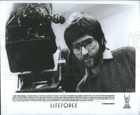 1985 Press Photo Tobe Hooper director Poltergeist Lifeforce