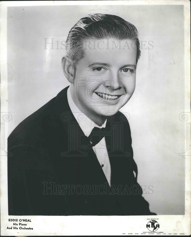 1950 Press Photo Eddie O'Neal Musician Cross Country Revue - Historic ...