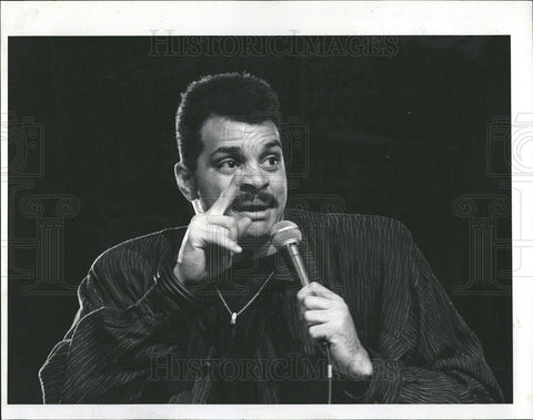 Press Photo Sinbad American comedian actor comic - Historic Images