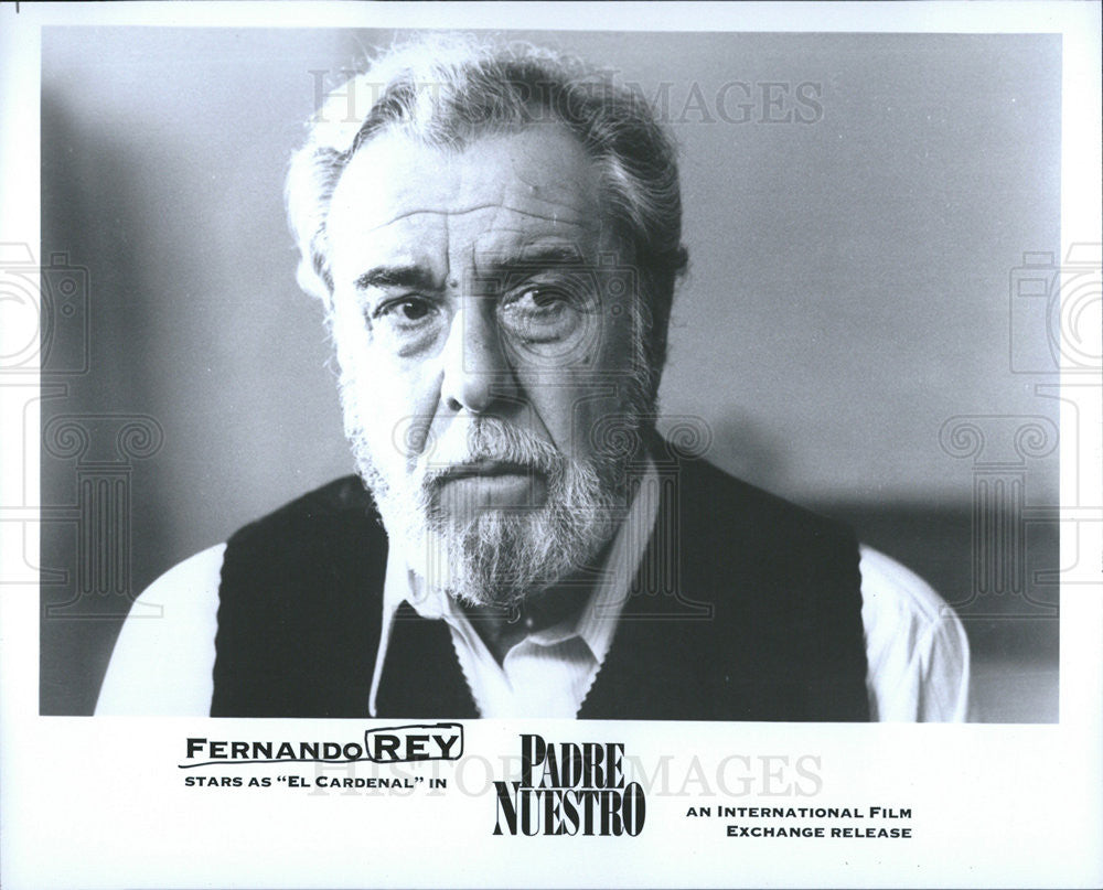 1985 Press Photo Fernando Rey as El Cardenal in Padre Nuestro - Historic  Images