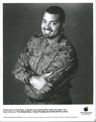 1994 Press Photo Sinbad Stars as David Bryan Bachelor and Computer Game Creator - Historic Images