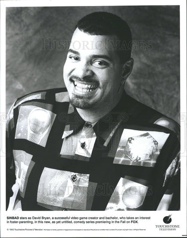 1993 Press Photo Sinbad Stars as David Bryan Successful Video Game Creator - Historic Images