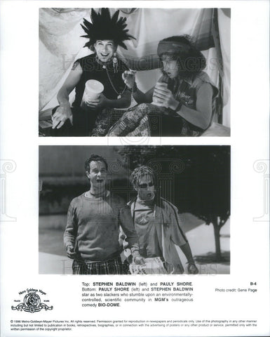 1996 Press Photo Stephen Baldwin Pauly Shore in "Bio-Dome" - Historic Images