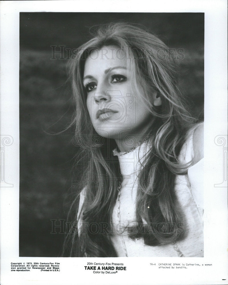 1975 Press Photo Actress Catherine Spaak Historic Images