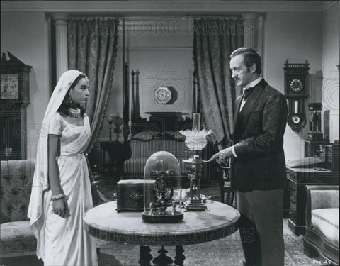 Press Photo Shirley MacLaine & Davin Niven  in "Around the World in 80 Days" - Historic Images