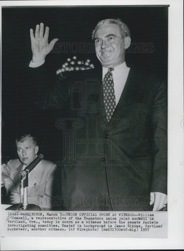 William O'Connell Representative Teamsters Union Joint Council 1957 ...