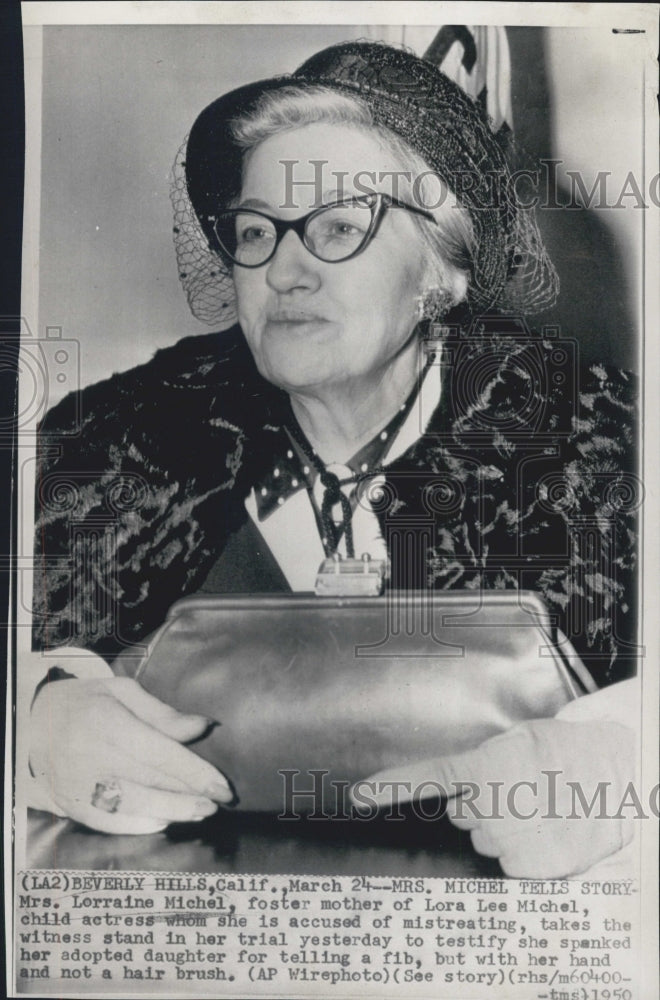 1950 Mrs. Michel Lorraine Michel Foster mom of Child Actress - Historic  Images