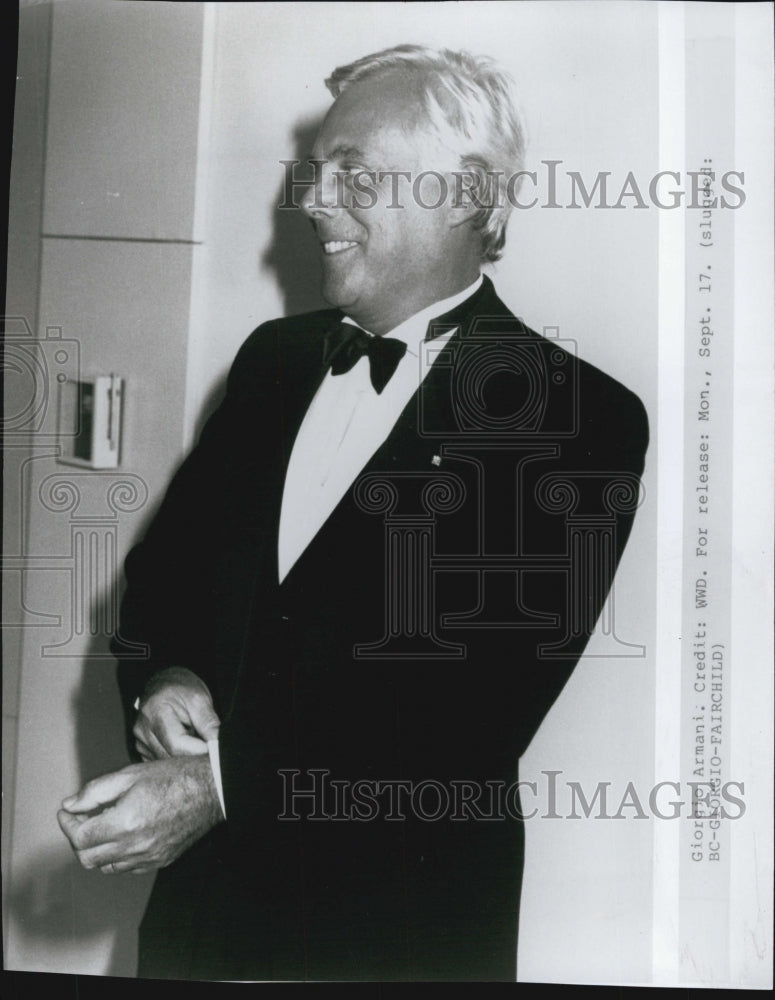 Press Photo Luis Estevez Fashion Designer - Historic Images