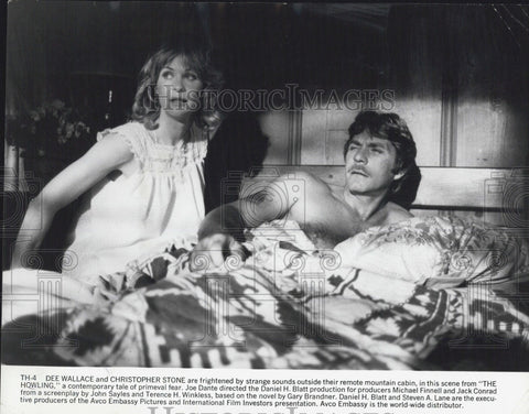 Press Photo Dee Wallace & Christopher Stone stars in "The Howling" - Historic Images