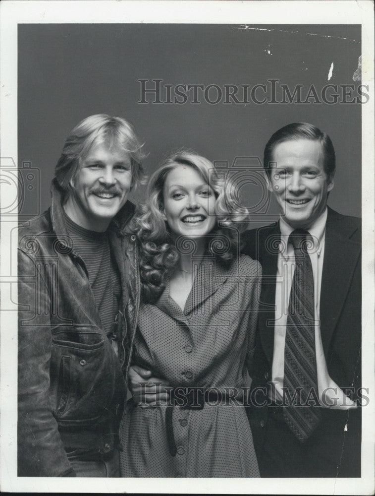 Nick Nolte Susan Blakely Peter Strauss Rich Man Poor Man 1977 Vintage Press Photo Print Historic Images