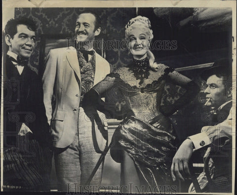 1957 Press Photo Cast "Around The World in 80 Days". - Historic Images