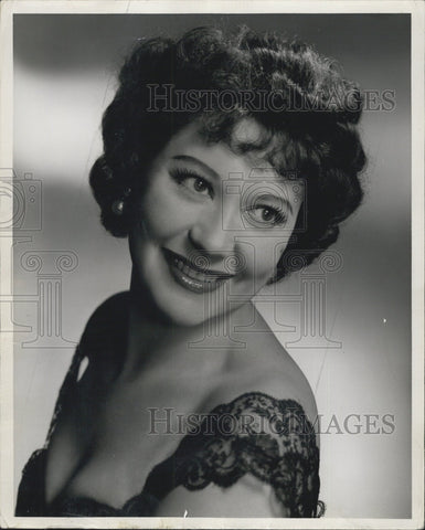 1956 Press Photo Actress Ruth Altman in "The Boy Friend" - Historic Images